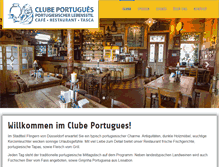 Tablet Screenshot of clube-portugues.de